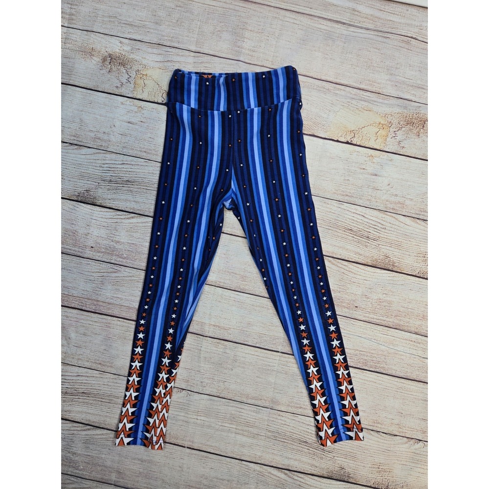 LuLaRoe Kids Americana capsule Fourth Of July Leggings Stars Size S/M patriotic